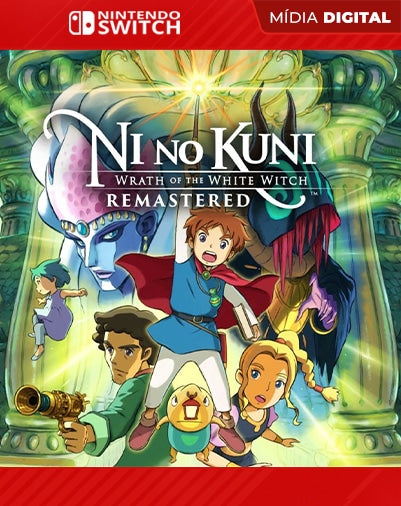 Ni No Kuni Wrath of the White Witch – Nintendo Switch – Mídia Digital